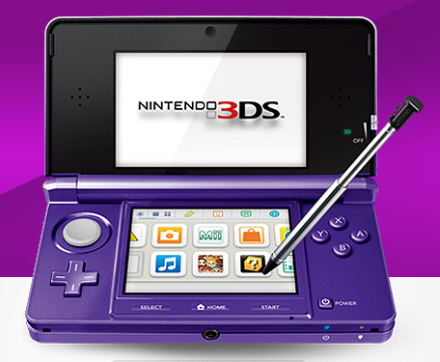 送料無料】ニンテンドー3DS 北米版 ミッドナイトパープル 北米限定色-